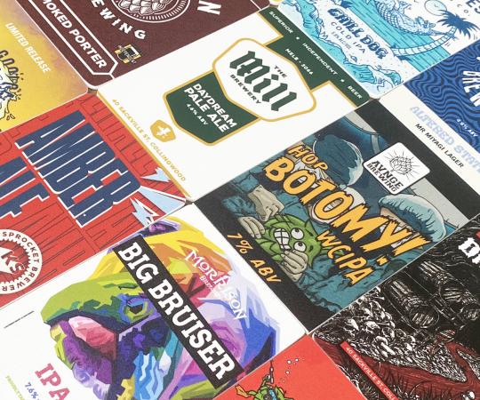 Beer Tap Decals (3mm PVC)