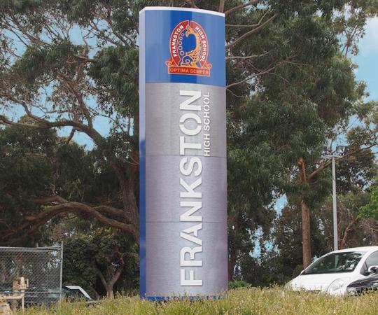School Pylon Signage