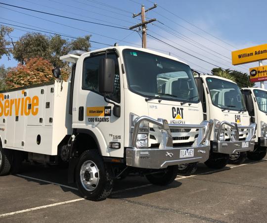 Service truck signs